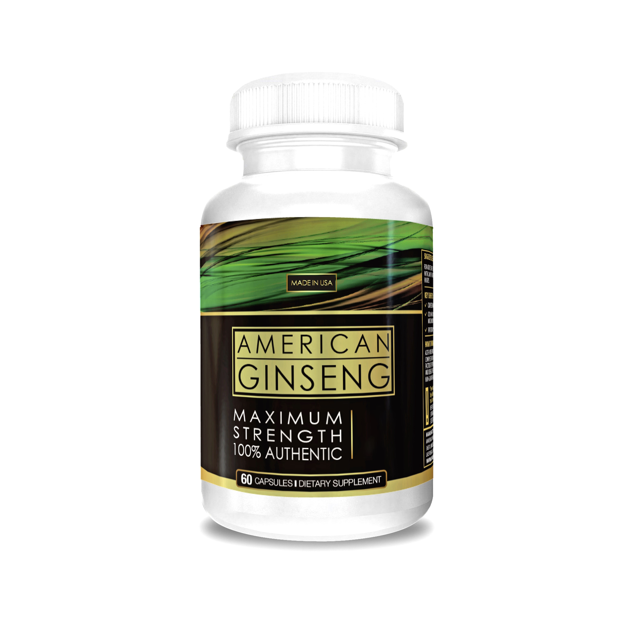 American Ginseng Maximum Strength 100% Authentic